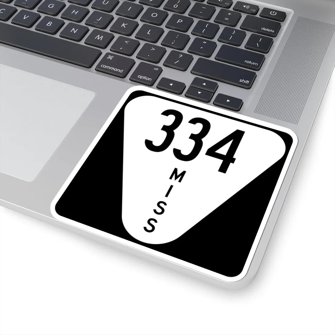 Mississippi 334 (Mississippi) (Road Sign) STICKER Vinyl Kiss-Cut Decal - The Sticker Space