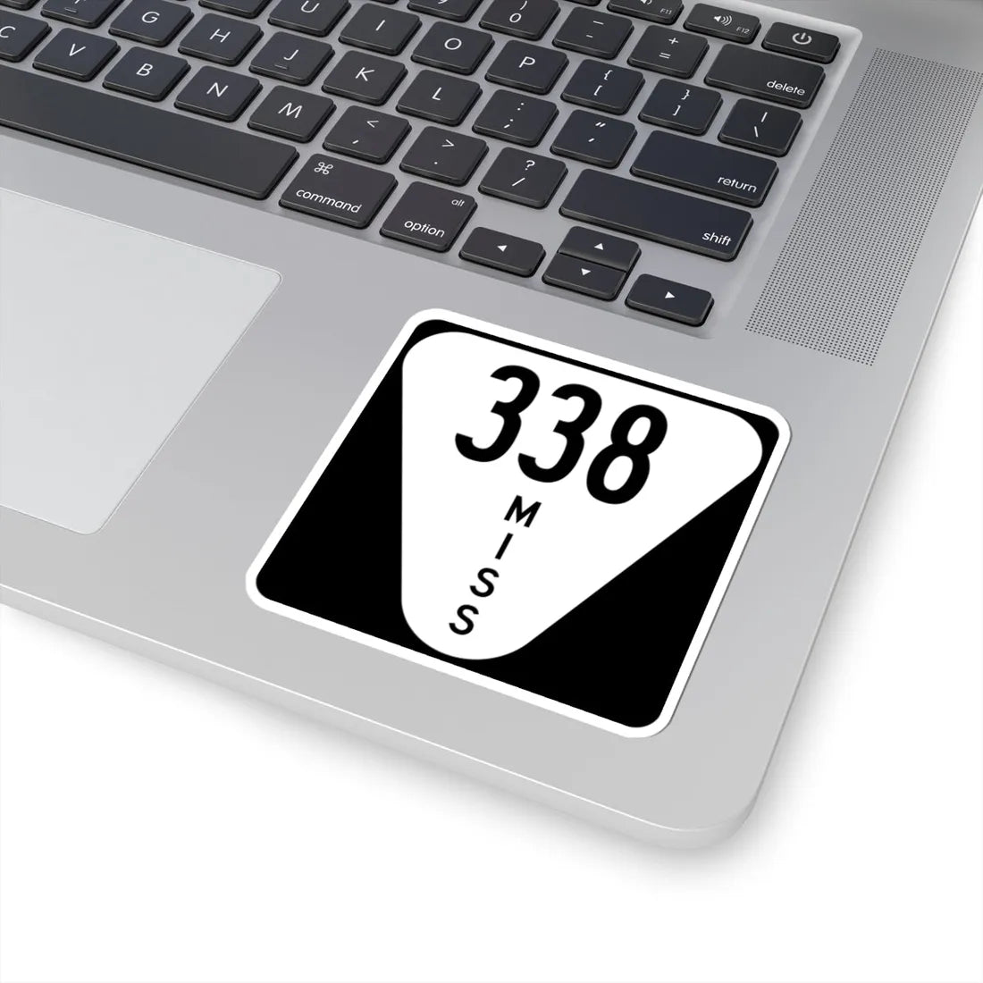 Mississippi 338 (Mississippi) (Road Sign) STICKER Vinyl Kiss-Cut Decal - The Sticker Space