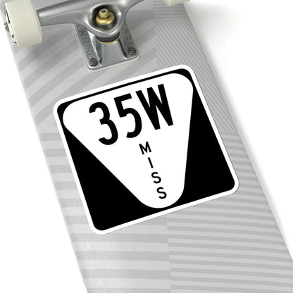 Mississippi 35W (Mississippi) (Road Sign) STICKER Vinyl Kiss-Cut Decal - The Sticker Space