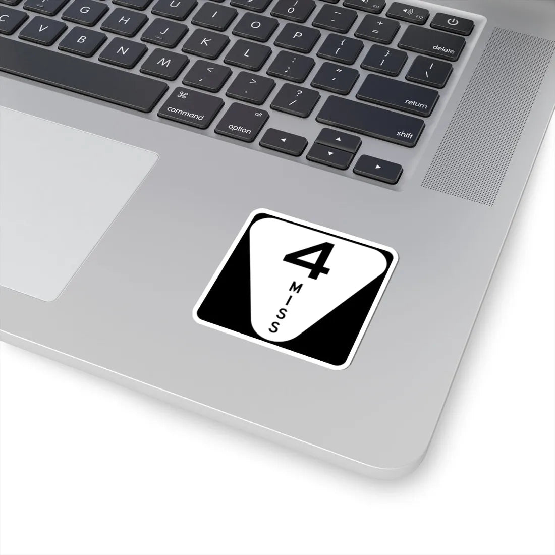 Mississippi 4 (Mississippi) (Road Sign) STICKER Vinyl Kiss-Cut Decal - The Sticker Space