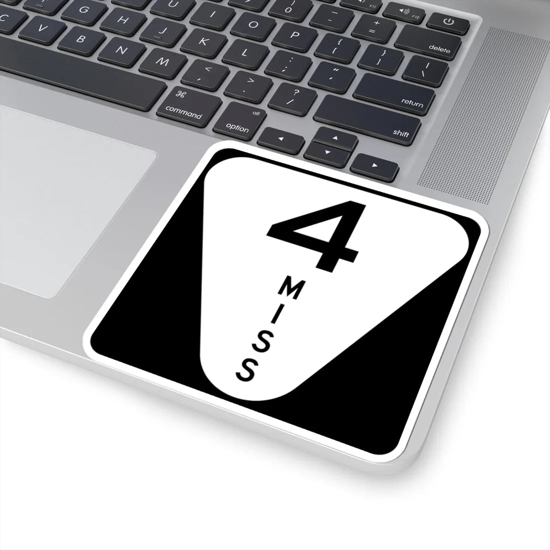 Mississippi 4 (Mississippi) (Road Sign) STICKER Vinyl Kiss-Cut Decal - The Sticker Space