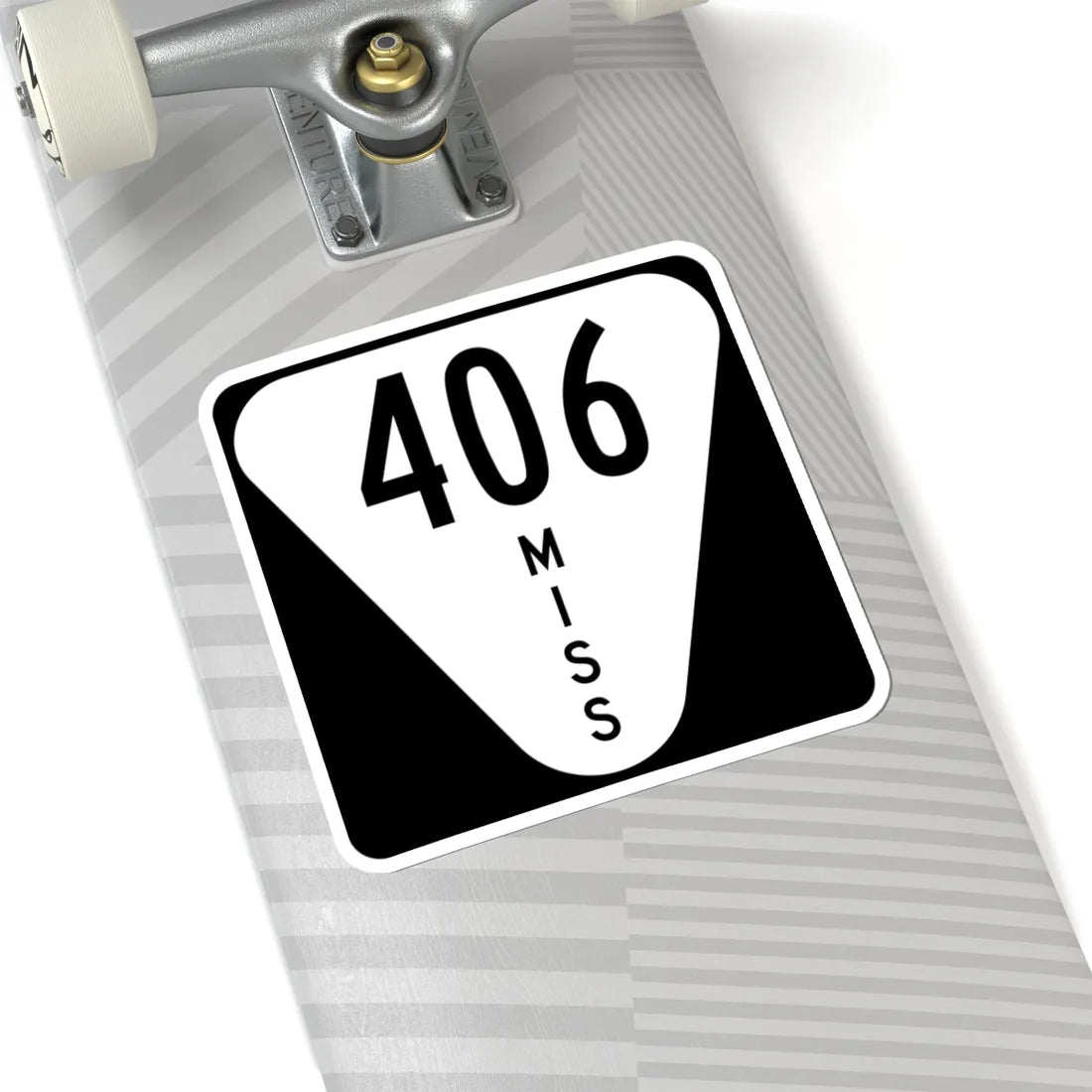Mississippi 406 (Mississippi) (Road Sign) STICKER Vinyl Kiss-Cut Decal - The Sticker Space