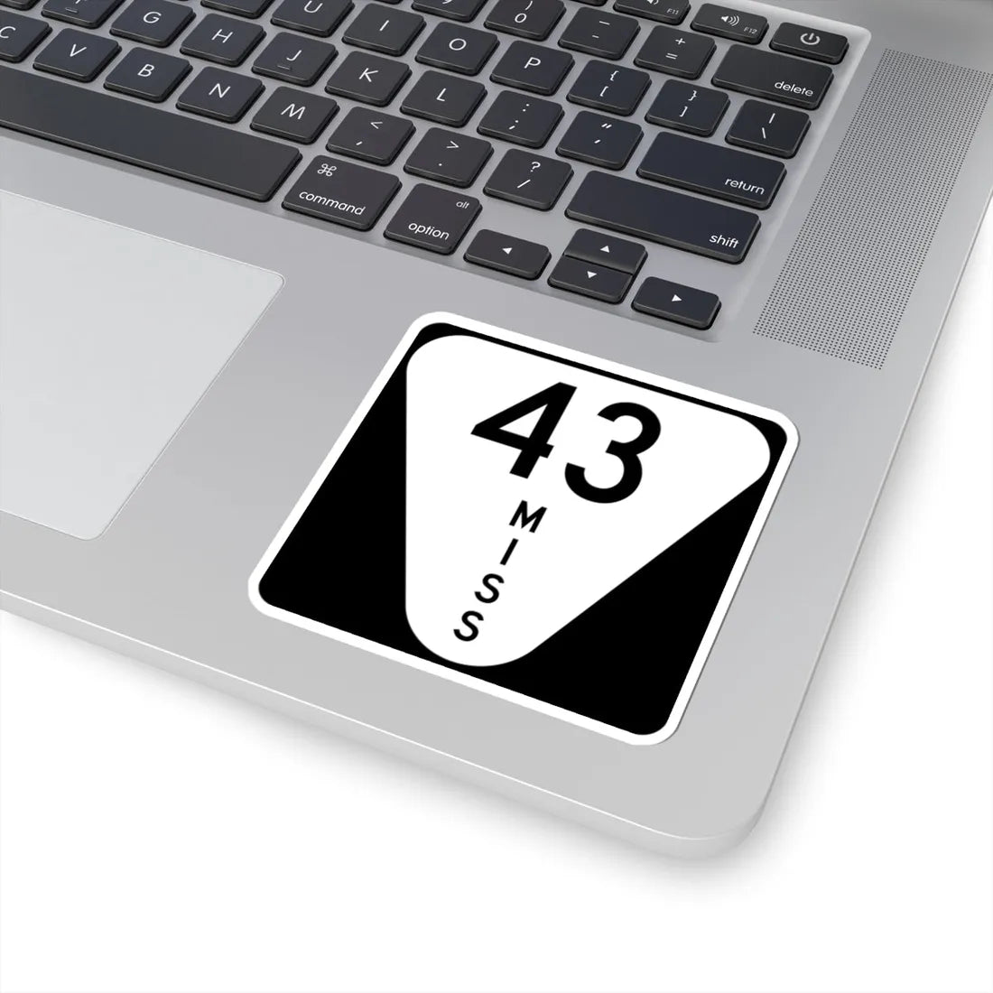 Mississippi 43 (Mississippi) (Road Sign) STICKER Vinyl Kiss-Cut Decal - The Sticker Space