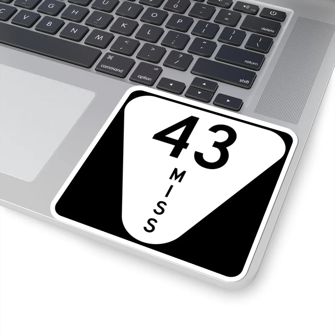 Mississippi 43 (Mississippi) (Road Sign) STICKER Vinyl Kiss-Cut Decal - The Sticker Space