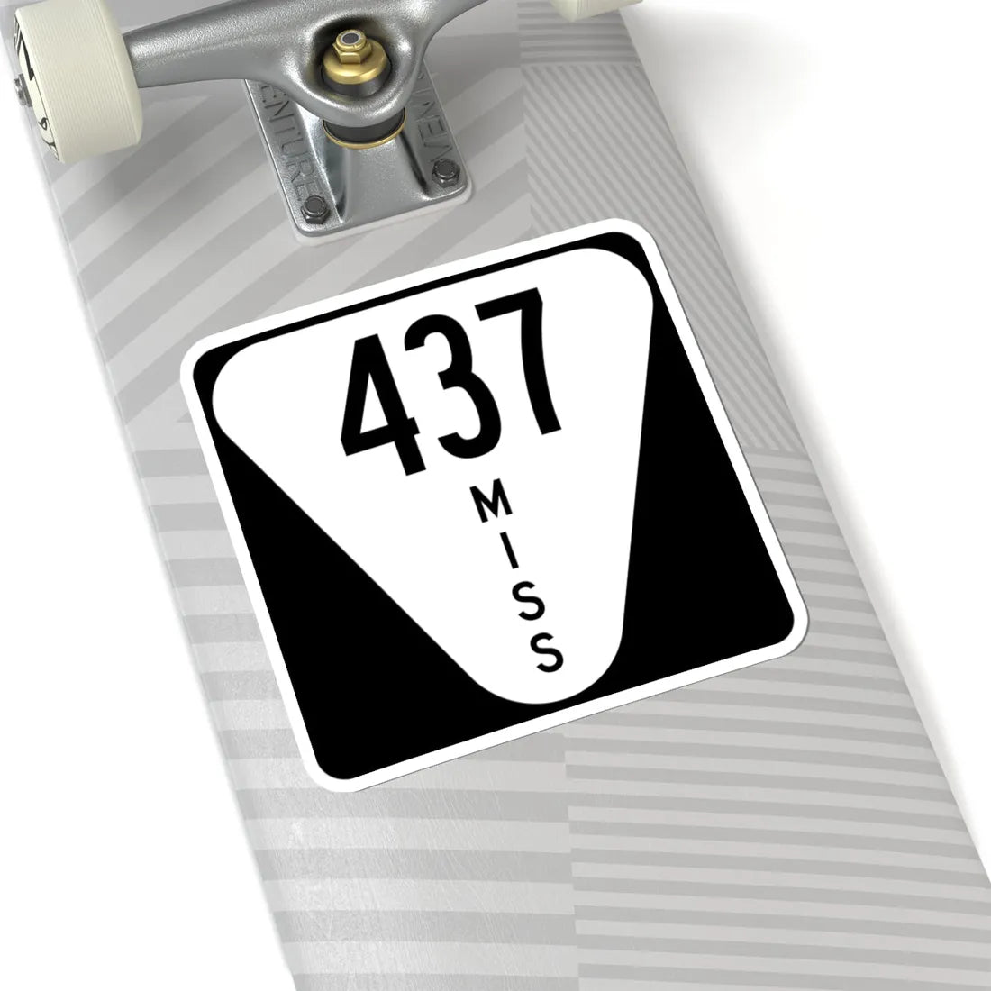 Mississippi 437 (Mississippi) (Road Sign) STICKER Vinyl Kiss-Cut Decal - The Sticker Space