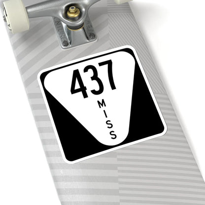 Mississippi 437 (Mississippi) (Road Sign) STICKER Vinyl Kiss-Cut Decal - The Sticker Space