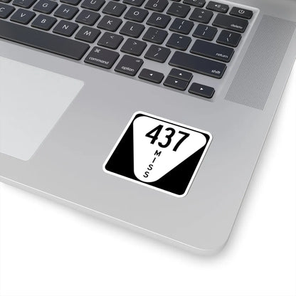 Mississippi 437 (Mississippi) (Road Sign) STICKER Vinyl Kiss-Cut Decal - The Sticker Space