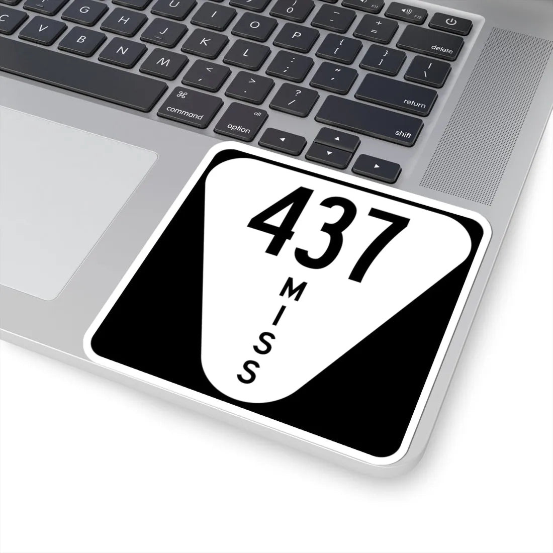 Mississippi 437 (Mississippi) (Road Sign) STICKER Vinyl Kiss-Cut Decal - The Sticker Space