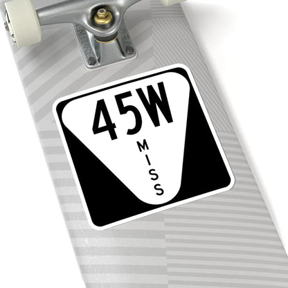 Mississippi 45W (Mississippi) (Road Sign) STICKER Vinyl Kiss-Cut Decal - The Sticker Space