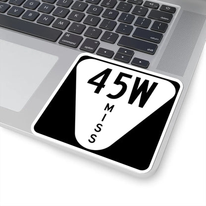 Mississippi 45W (Mississippi) (Road Sign) STICKER Vinyl Kiss-Cut Decal - The Sticker Space