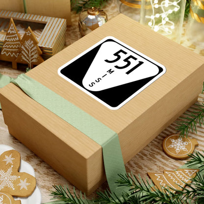 Mississippi 551 (Mississippi) (Road Sign) STICKER Vinyl Kiss-Cut Decal - The Sticker Space