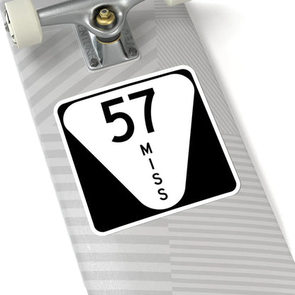 Mississippi 57 (Mississippi) (Road Sign) STICKER Vinyl Kiss-Cut Decal - The Sticker Space