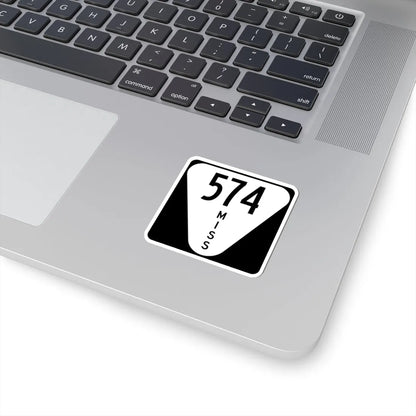 Mississippi 574 (Mississippi) (Road Sign) STICKER Vinyl Kiss-Cut Decal - The Sticker Space