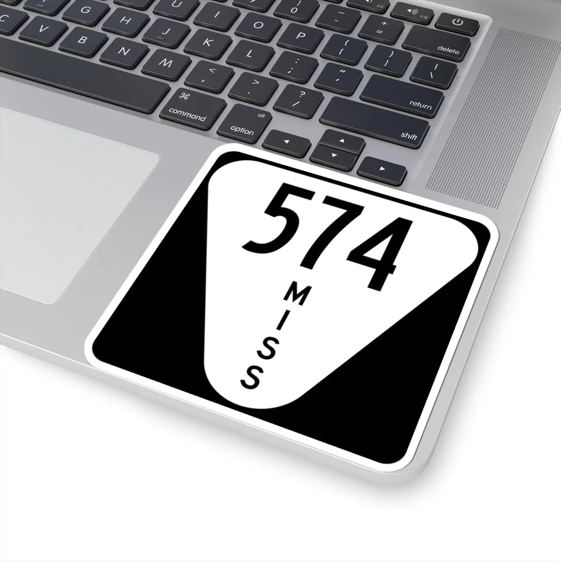 Mississippi 574 (Mississippi) (Road Sign) STICKER Vinyl Kiss-Cut Decal - The Sticker Space