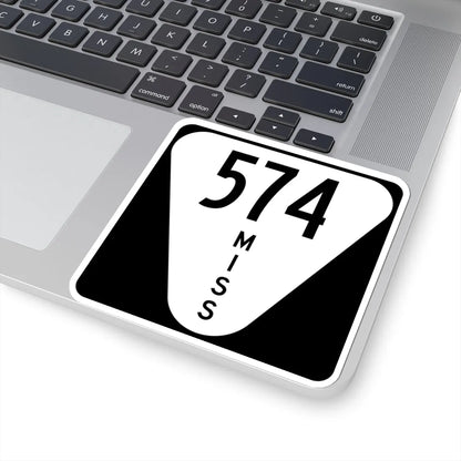 Mississippi 574 (Mississippi) (Road Sign) STICKER Vinyl Kiss-Cut Decal - The Sticker Space