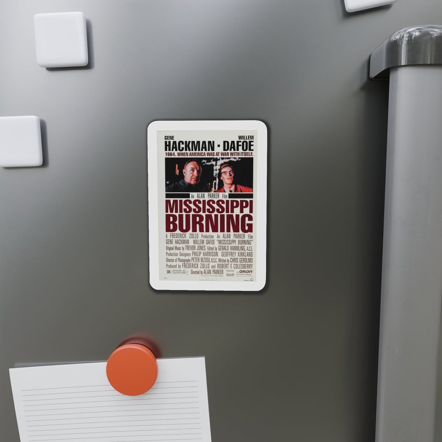 Mississippi Burning 1988 Movie Poster Die-Cut Magnet-The Sticker Space