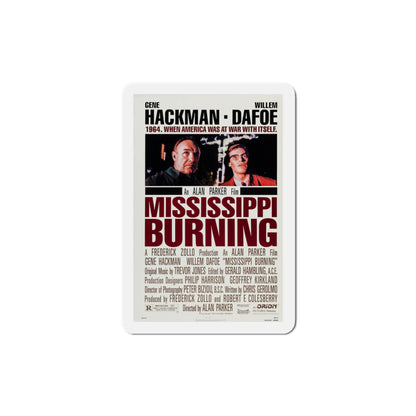 Mississippi Burning 1988 Movie Poster Die-Cut Magnet-4" x 4"-The Sticker Space