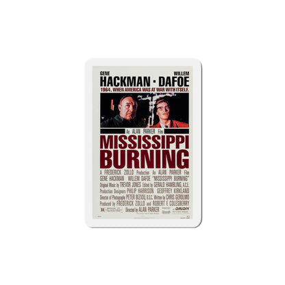 Mississippi Burning 1988 Movie Poster Die-Cut Magnet-5" x 5"-The Sticker Space