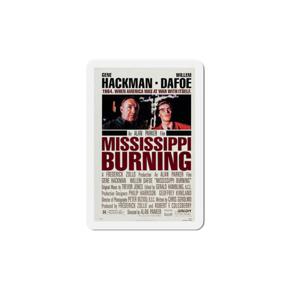 Mississippi Burning 1988 Movie Poster Die-Cut Magnet-6 × 6"-The Sticker Space