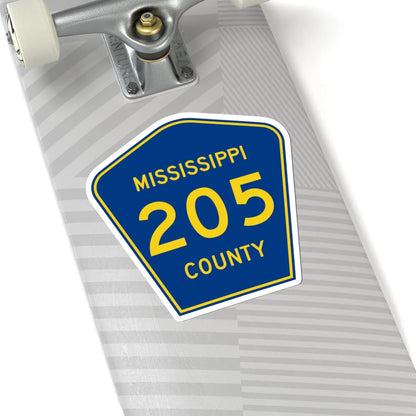 Mississippi County 205 (Missouri) (Road Sign) STICKER Vinyl Kiss-Cut Decal - The Sticker Space