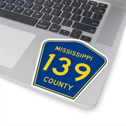 Mississippi County Route 139 AR (Arkansas) (Road Sign) STICKER Vinyl Kiss-Cut Decal - The Sticker Space
