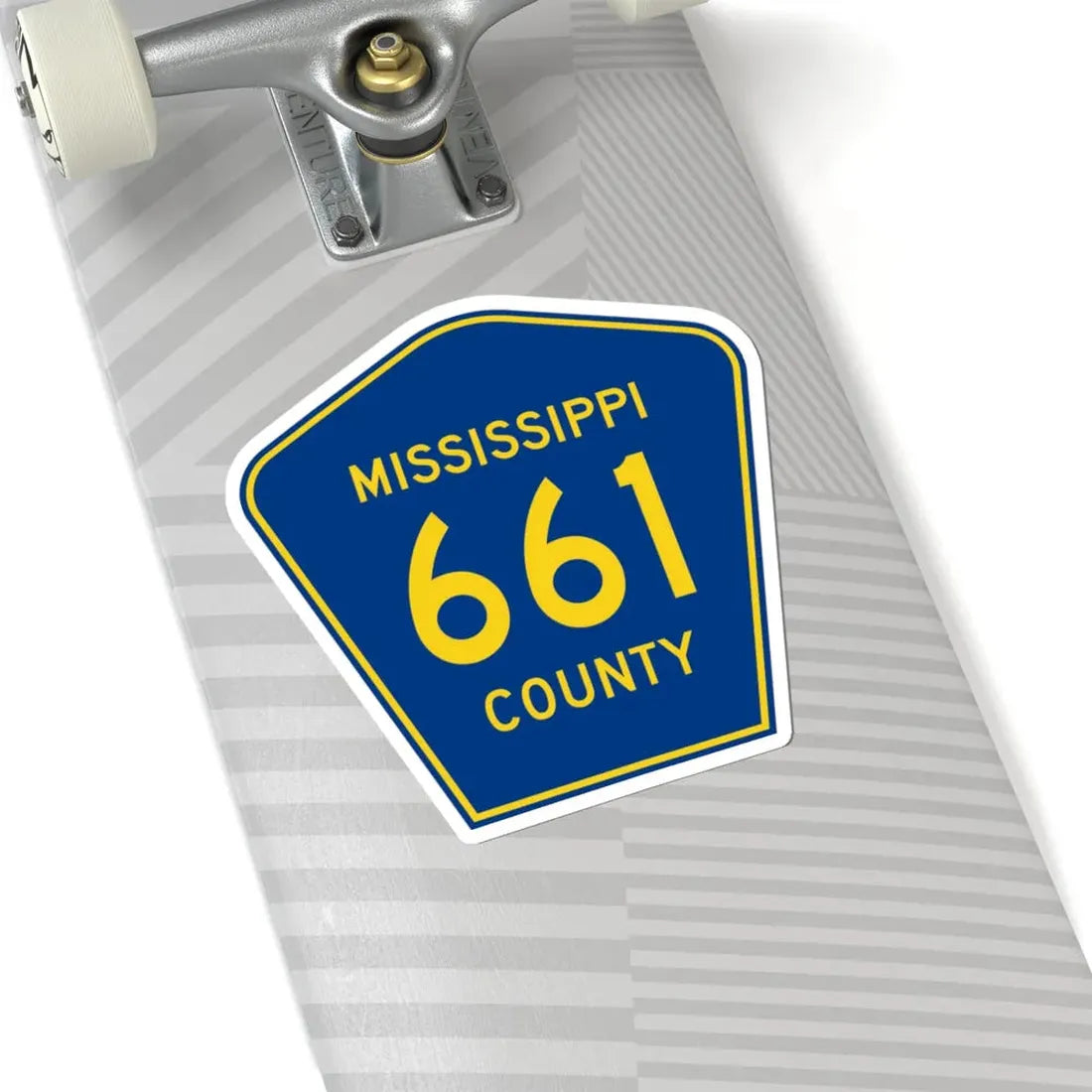 Mississippi County Route 661 AR (Arkansas) (Road Sign) STICKER Vinyl Kiss-Cut Decal - The Sticker Space