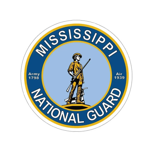 Mississippi National Guard STICKER Vinyl Die-Cut Decal 6 Inch - The Sticker Space