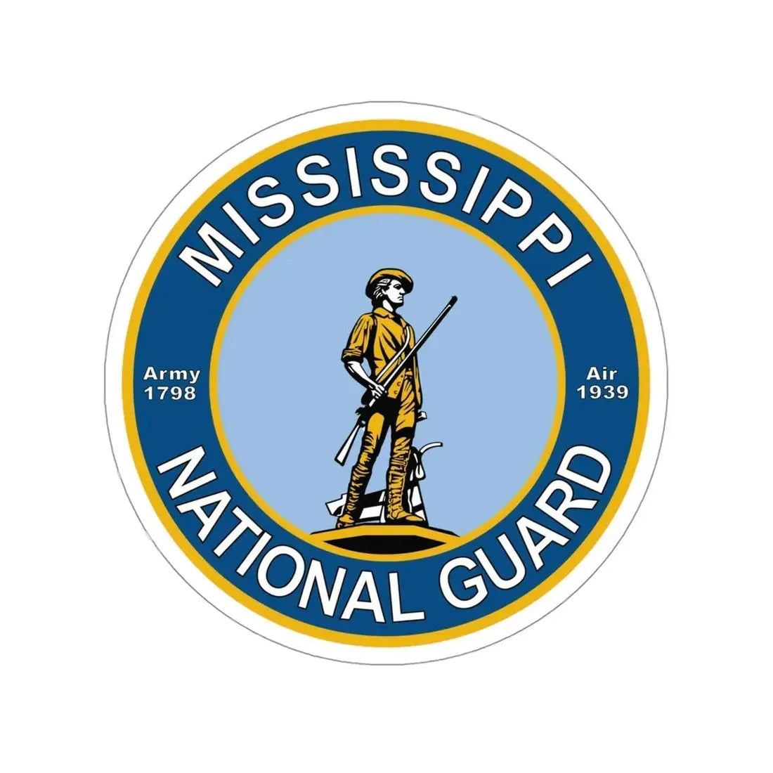 Mississippi National Guard STICKER Vinyl Die-Cut Decal - The Sticker Space