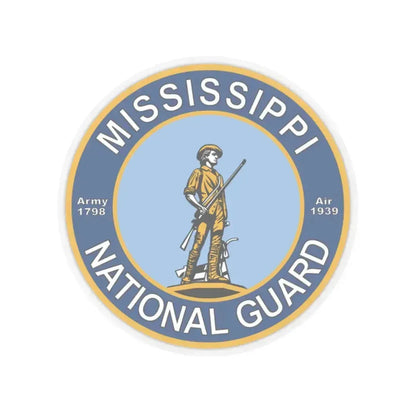 Mississippi National Guard - STICKER Vinyl Kiss-Cut Decal 2 Inch Transparent - The Sticker Space