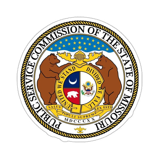Missouri Public Service Commission STICKER Vinyl Die-Cut Decal 6 Inch - The Sticker Space