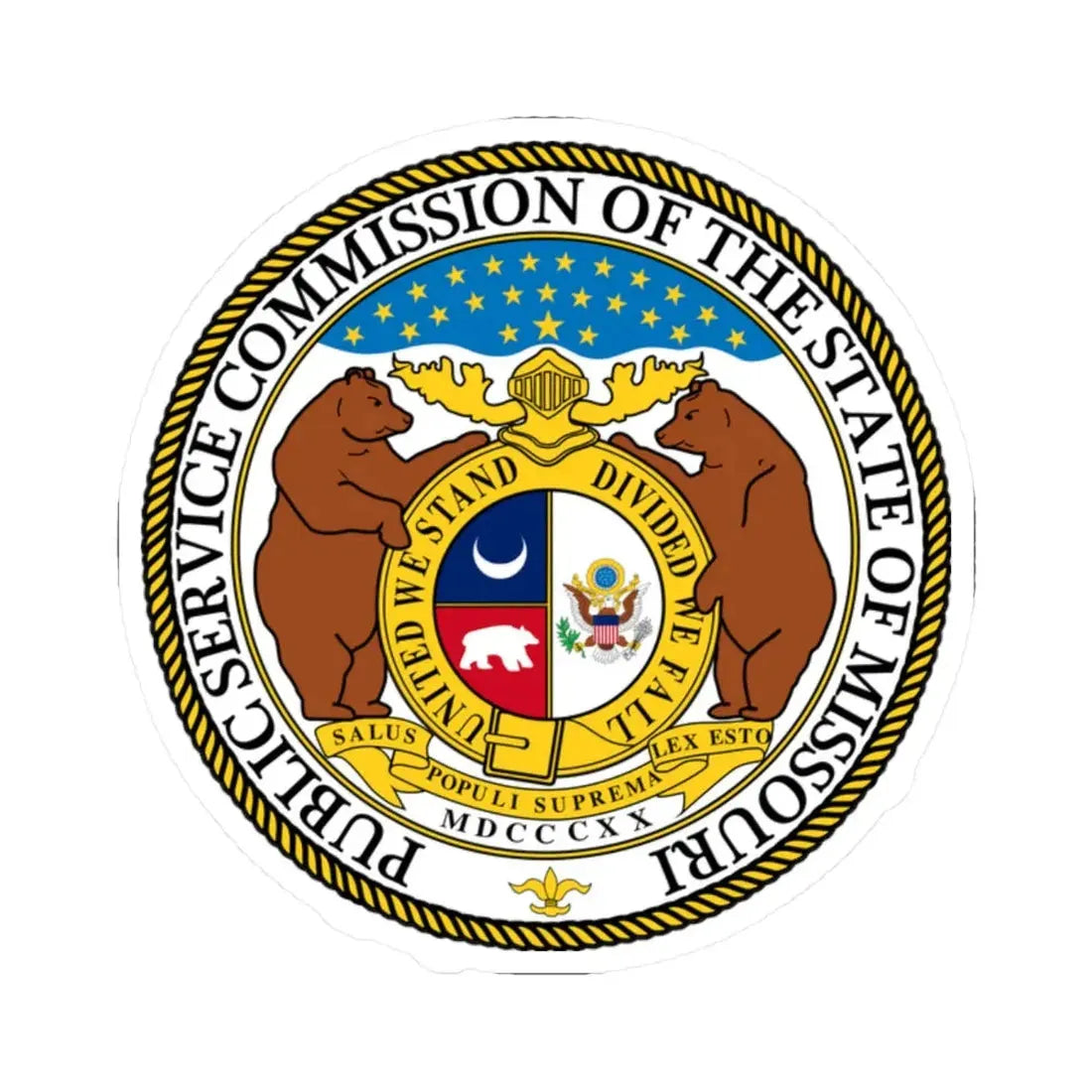 Missouri Public Service Commission - STICKER Vinyl Kiss-Cut Decal - The Sticker Space