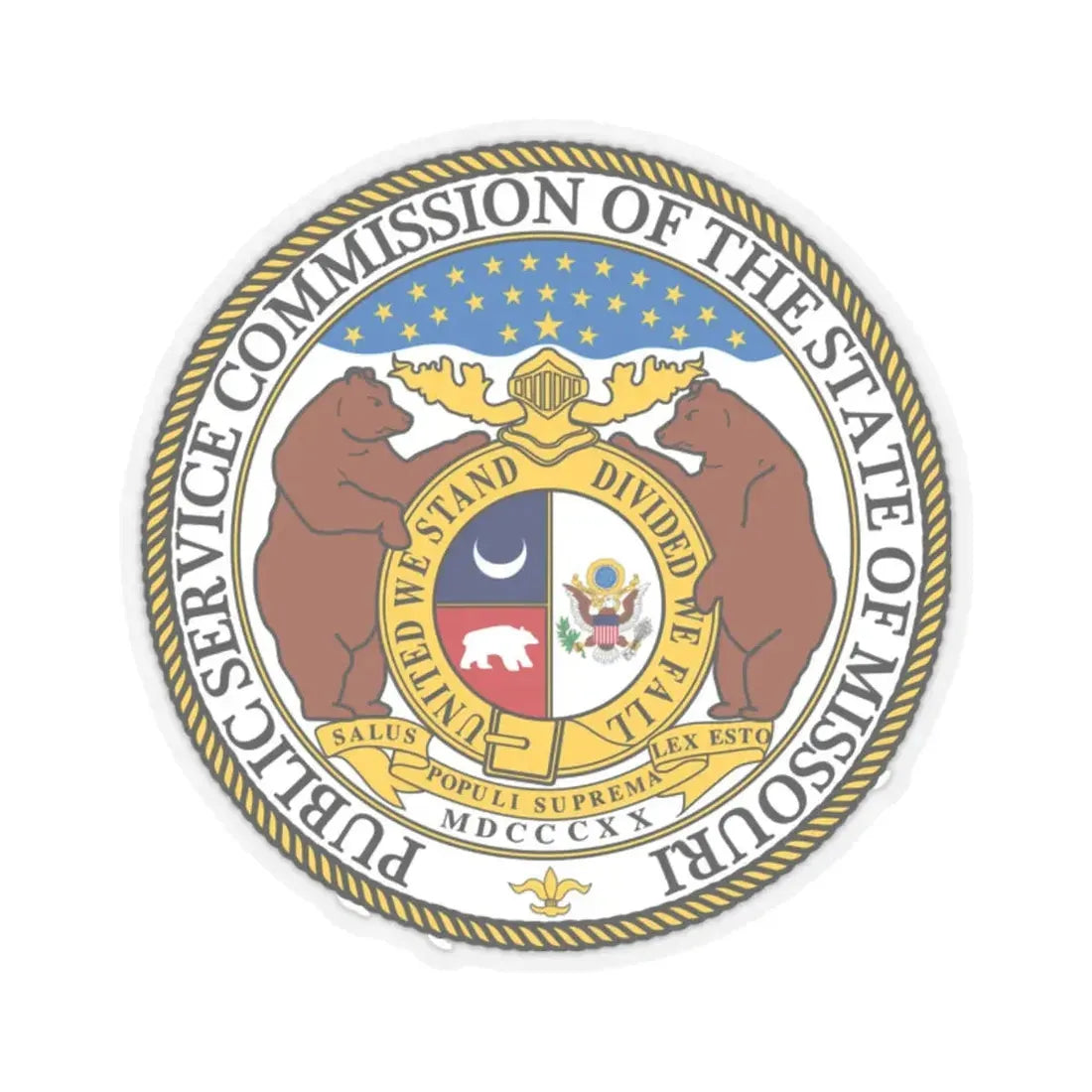 Missouri Public Service Commission - STICKER Vinyl Kiss-Cut Decal - The Sticker Space