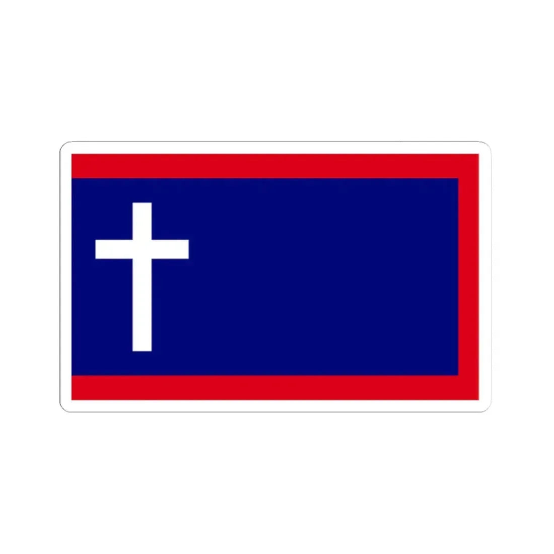 Missouri Regiments Army Banner (United States) STICKER Vinyl Kiss-Cut Decal 2 Inch White - The Sticker Space