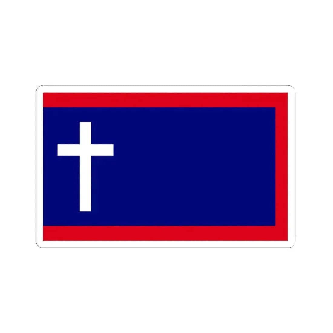 Missouri Regiments Army Banner (United States) STICKER Vinyl Kiss-Cut Decal 3 Inch White - The Sticker Space