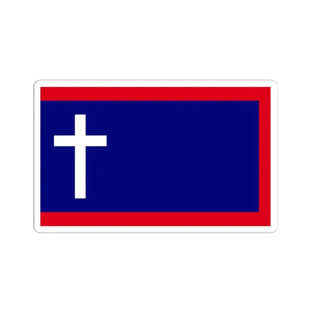 Missouri Regiments Army Banner (United States) STICKER Vinyl Kiss-Cut Decal 4 Inch White - The Sticker Space