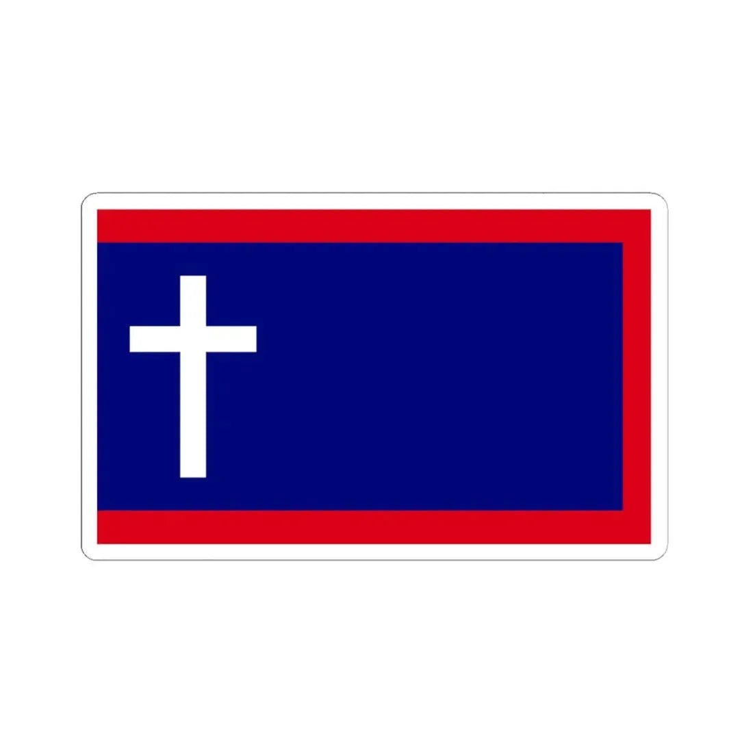 Missouri Regiments Army Banner (United States) STICKER Vinyl Kiss-Cut Decal 6 Inch White - The Sticker Space