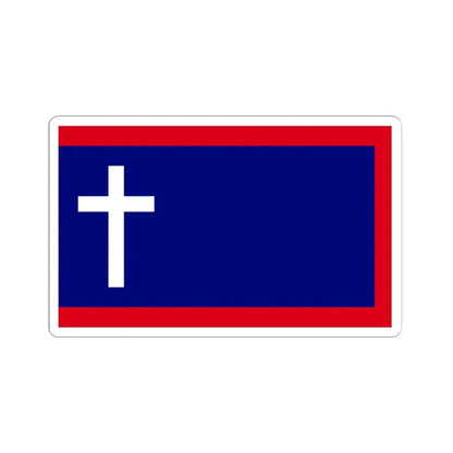 Missouri Regiments Army Banner (United States) STICKER Vinyl Kiss-Cut Decal 6 Inch White - The Sticker Space