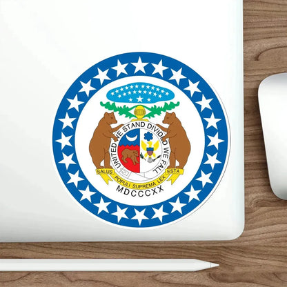 Missouri State Seal NARA STICKER Vinyl Die-Cut Decal - The Sticker Space