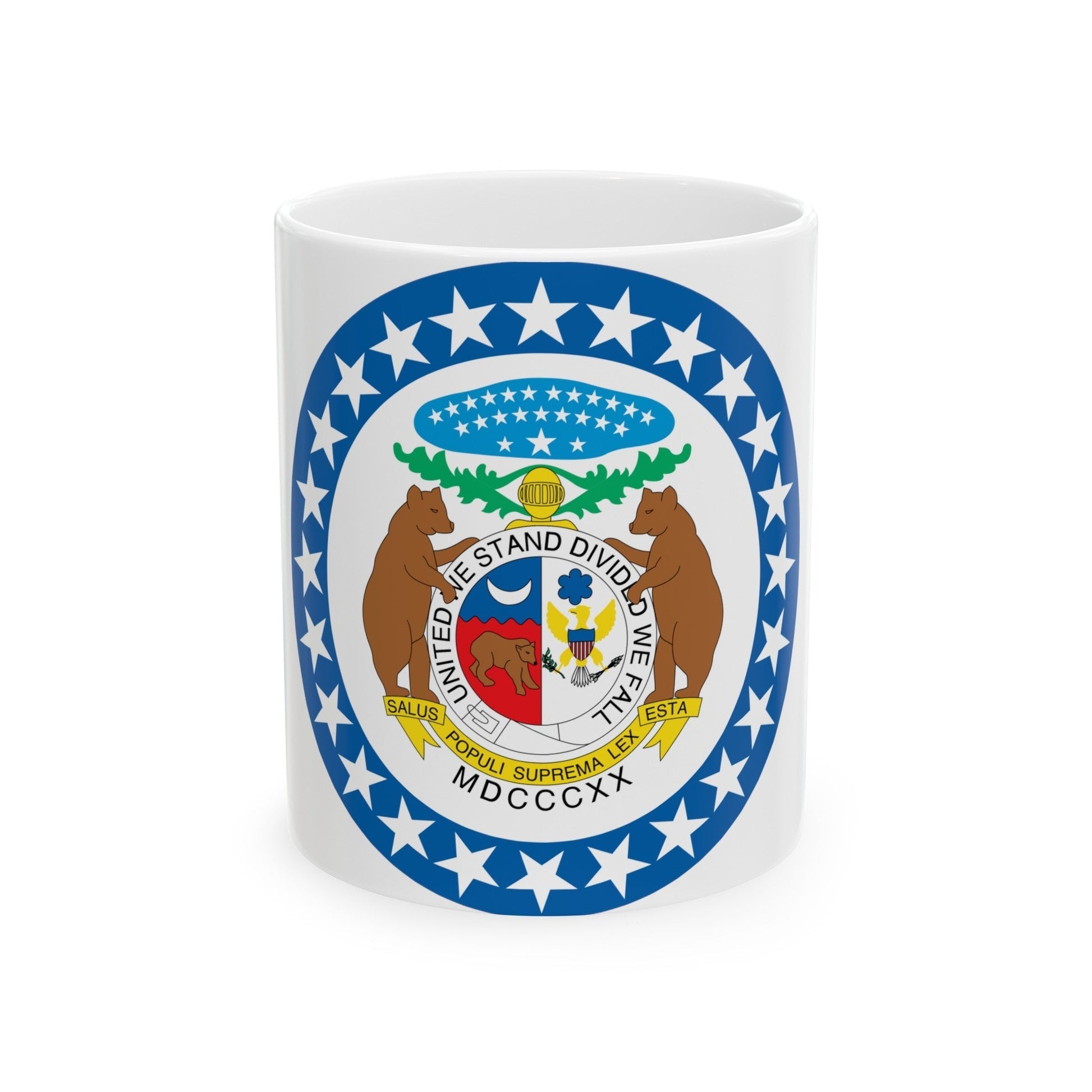 Missouri State Seal NARA - White Coffee Mug-11oz-The Sticker Space