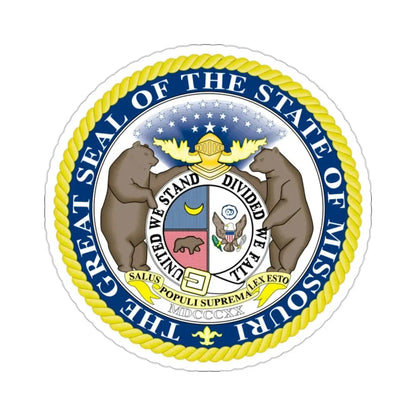 Missouri State Seal STICKER Vinyl Die-Cut Decal 2 Inch - The Sticker Space