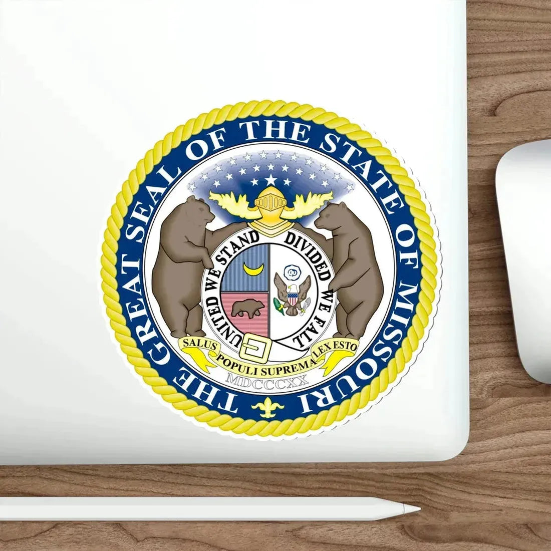 Missouri State Seal STICKER Vinyl Die-Cut Decal - The Sticker Space