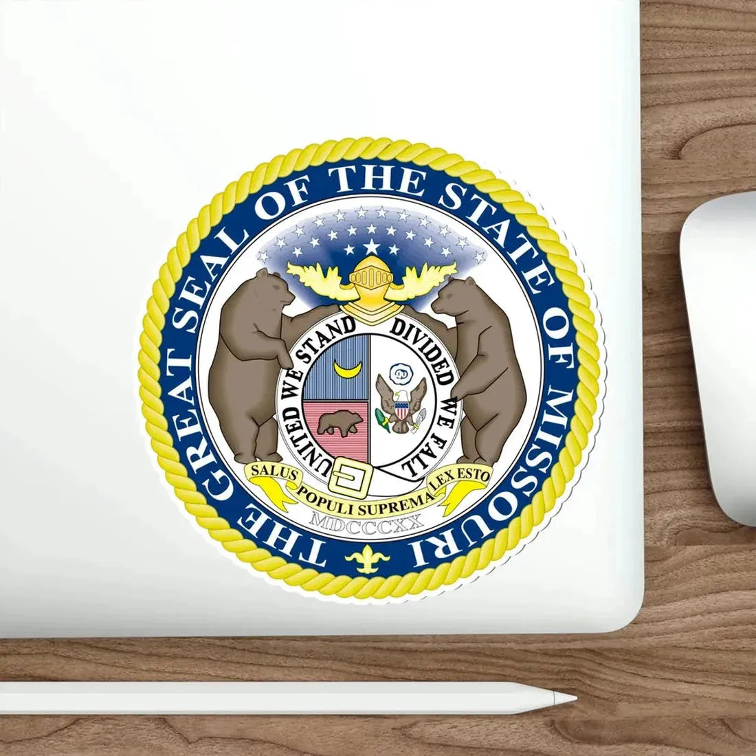 Missouri State Seal STICKER Vinyl Die-Cut Decal - The Sticker Space