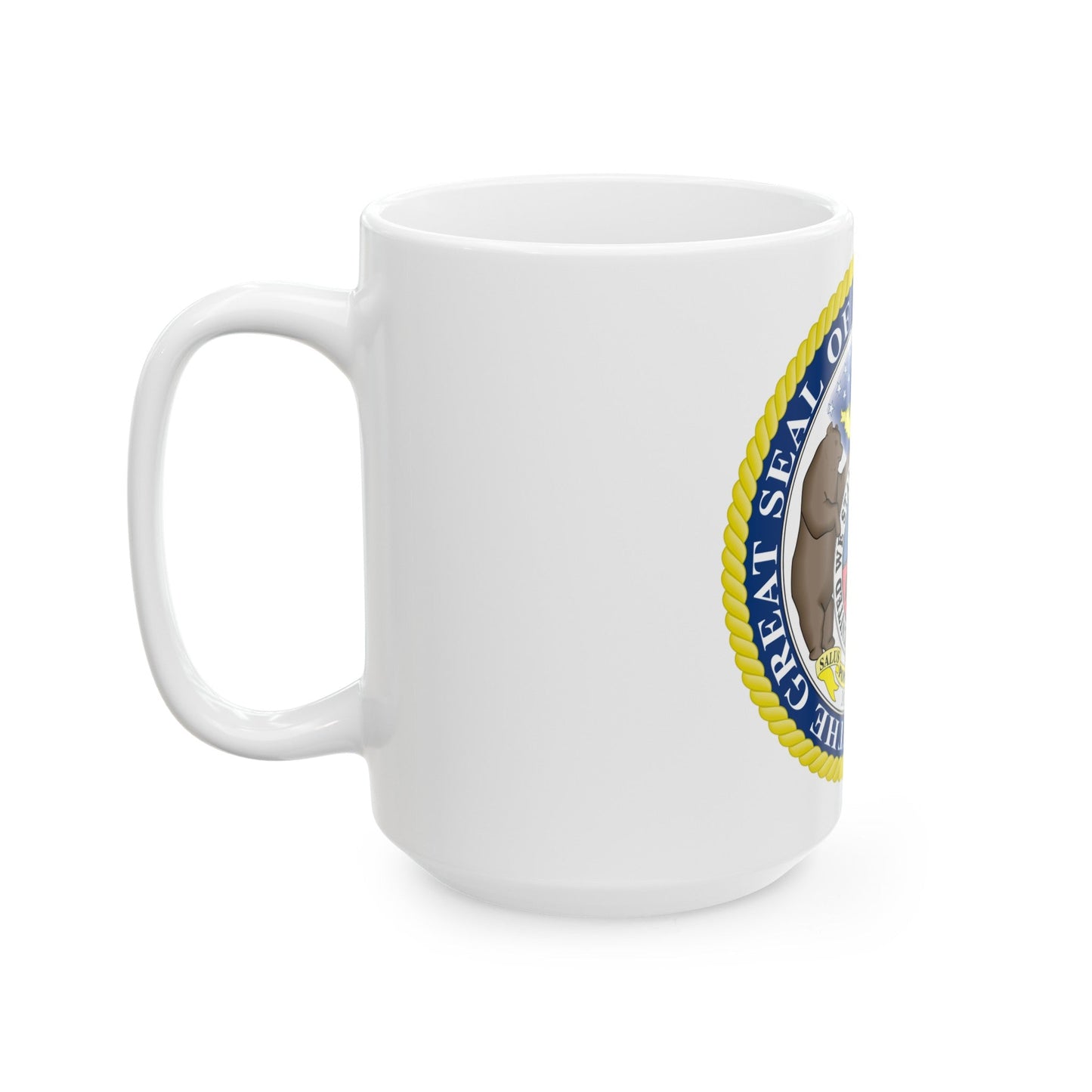 Missouri State Seal - White Coffee Mug-The Sticker Space