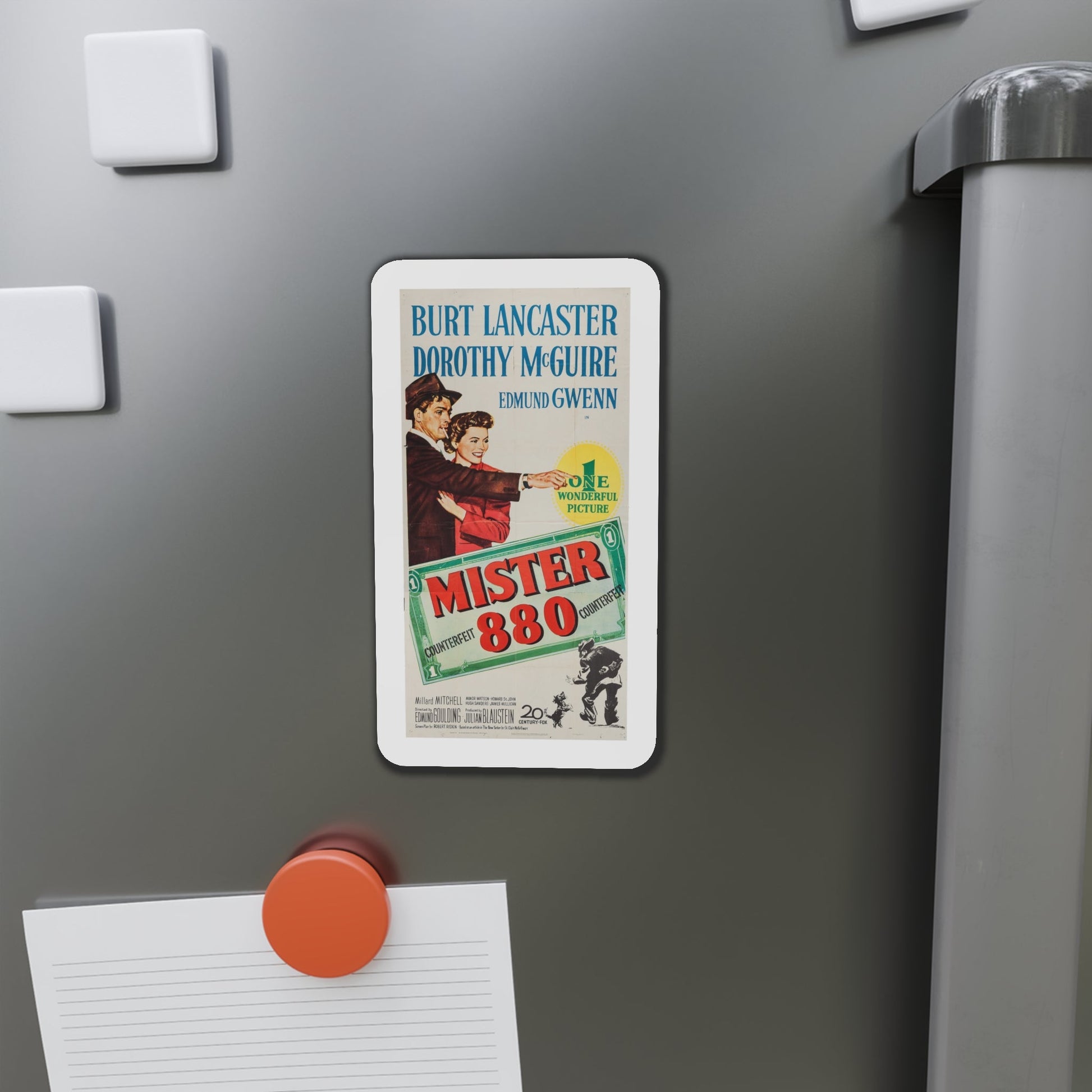 Mister 880 1950 Movie Poster Die-Cut Magnet-The Sticker Space