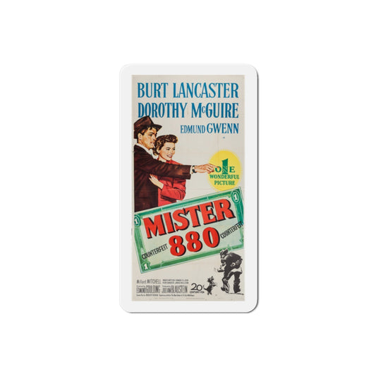 Mister 880 1950 Movie Poster Die-Cut Magnet-2 Inch-The Sticker Space