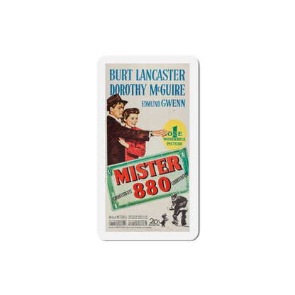 Mister 880 1950 Movie Poster Die-Cut Magnet-3 Inch-The Sticker Space