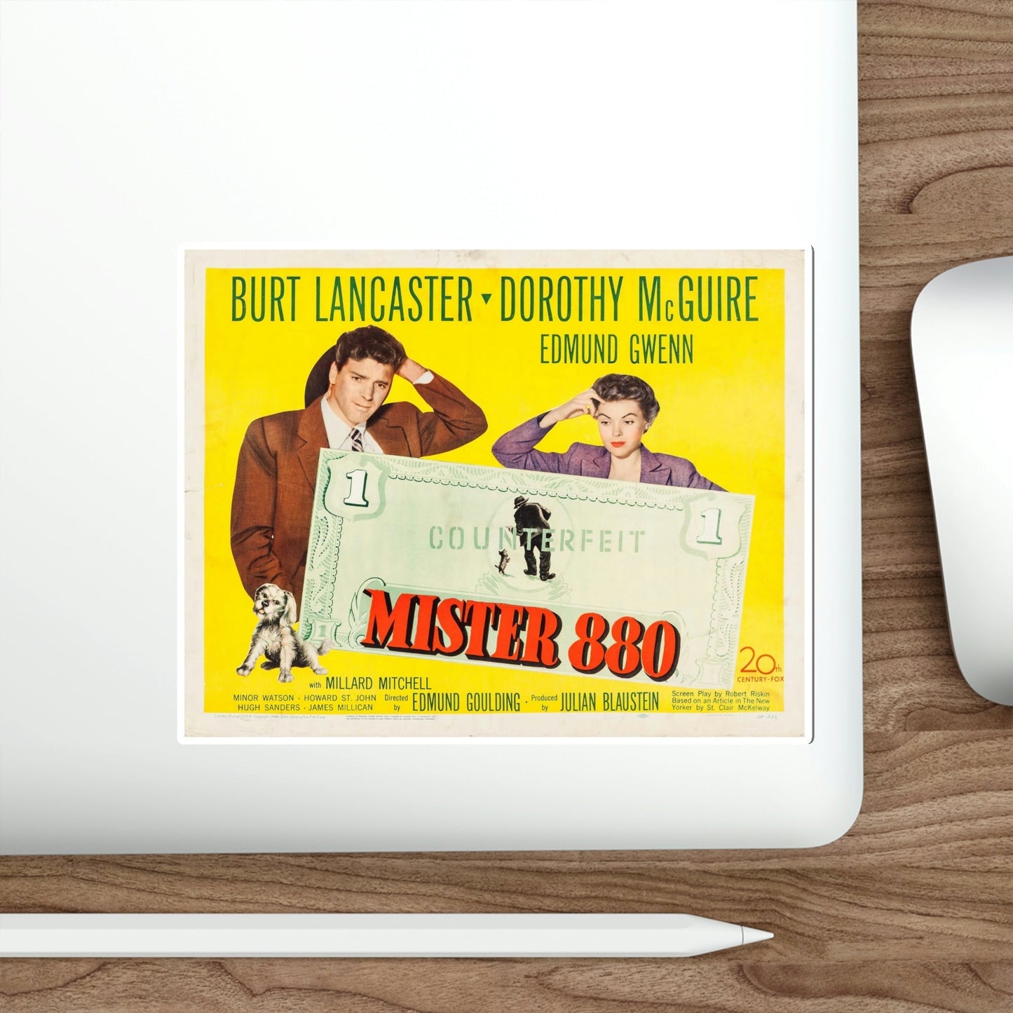 Mister 880 1950 v2 Movie Poster STICKER Vinyl Die-Cut Decal-The Sticker Space