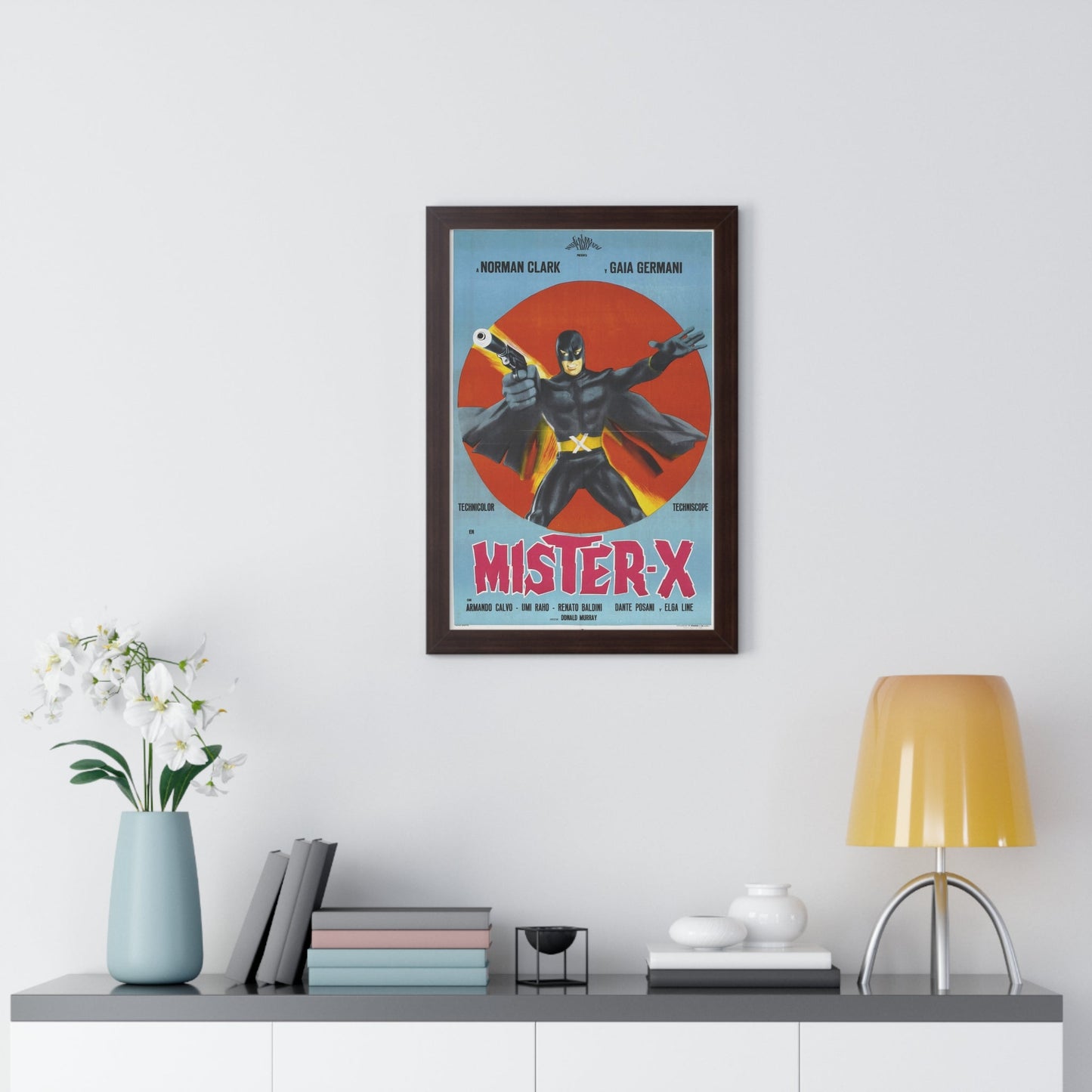 MISTER X (AVENGER X) 1967 - Framed Movie Poster-The Sticker Space