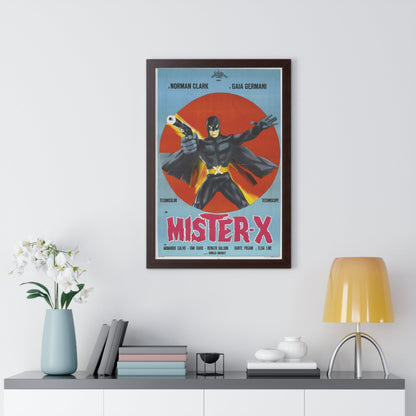 MISTER X (AVENGER X) 1967 - Framed Movie Poster-The Sticker Space