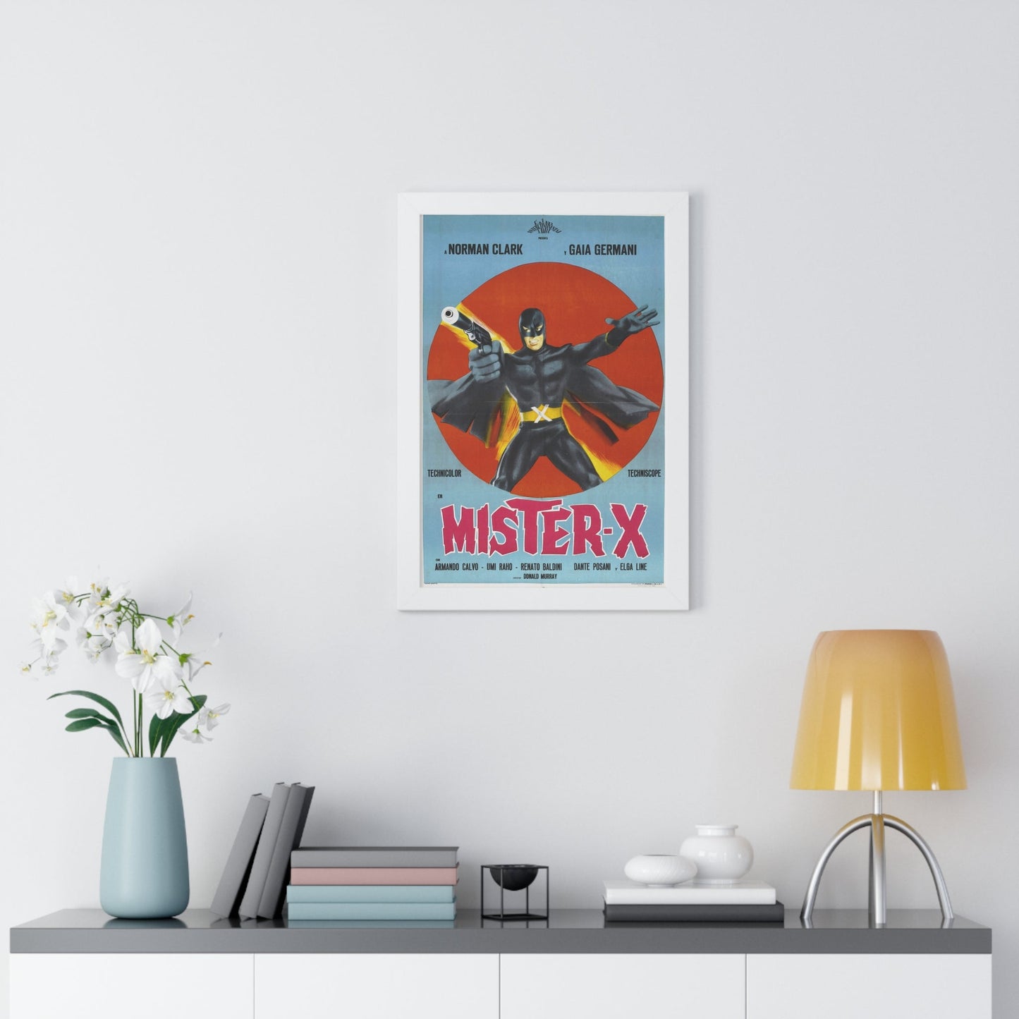 MISTER X (AVENGER X) 1967 - Framed Movie Poster-The Sticker Space